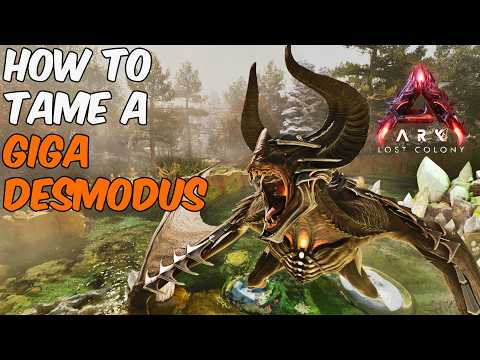 How To Tame a Gigadesmodus on Lost Colony in ARK Survival Ascended + Full Ability Guide