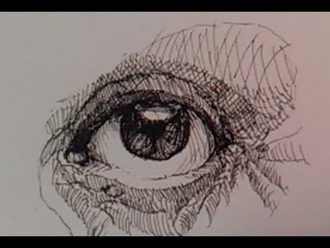 Pen and Ink Drawing Tutorials | How to draw a realistic eye Part I