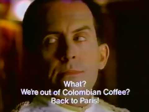 100% Columbian Coffee Juan Valdez 1986 Ad