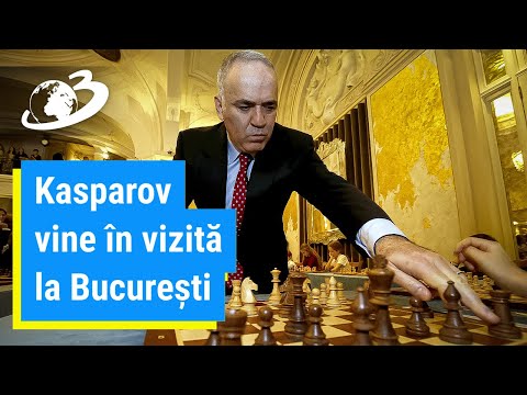 Kasparov, cel mai mare șahist al tuturor timpurilor, în vizită la București