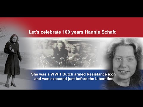 100 women salute 100 years Hannie Schaft, Dutch WW II female armed Resistance icon