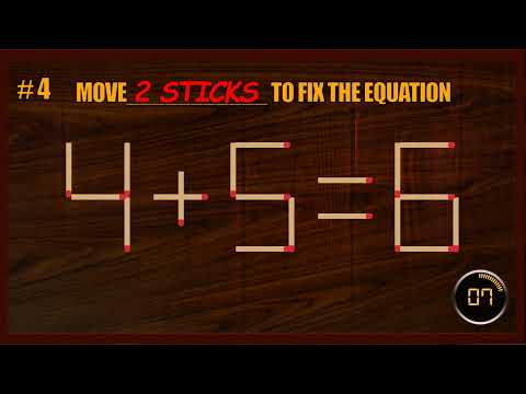 Matchstick Puzzle #104| Matchstick Logic Puzzles |Matchstick Puzzles with Answers| Matchstick Tricks