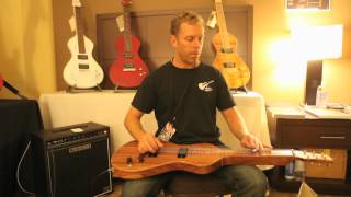 Video thumbnail for Asher Guitars and Lap Steels, Electro Hawaiian Model I Demo by Bill Asher at the 2012 LA Amp Show by sillennium