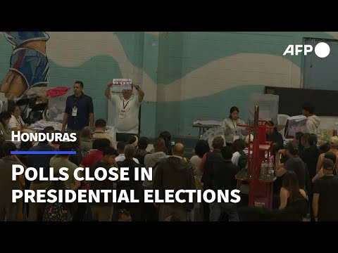 Video | Polls close and officials count votes in Honduras' presidential elections | AFP
