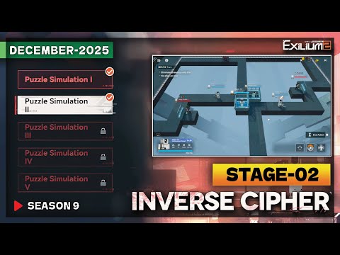 *NEW* INVERSE CYPHER SEASON 9 STAGE-2 (LP-1-2) SOLUTION | DECEMBER 2025 [GIRLS FRONTLINE 2: EXILIUM]