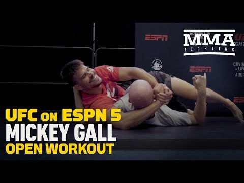 UFC on ESPN 5: Mickey Gall Open Workout Highlights - MMA Fighting