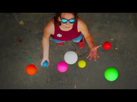 Juggling, from the usual angle, looks like a very hectic endeavor — balls and clubs and hands flying everywhere. But if you get an overhead view