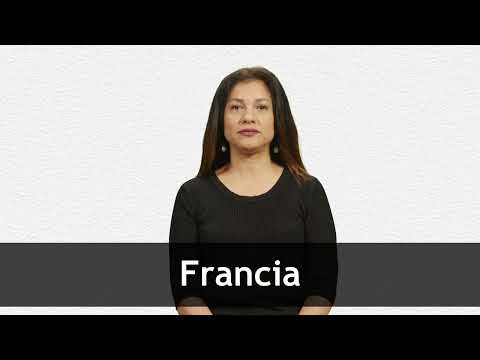 How to pronounce FRANCIA in Latin American Spanish