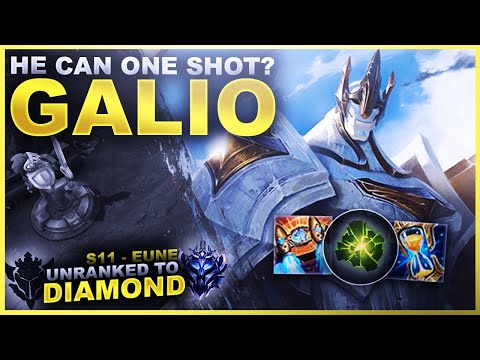 GALIO CAN ONE SHOT!?! - Unranked to Diamond: EUNE Edition | League of Legends
