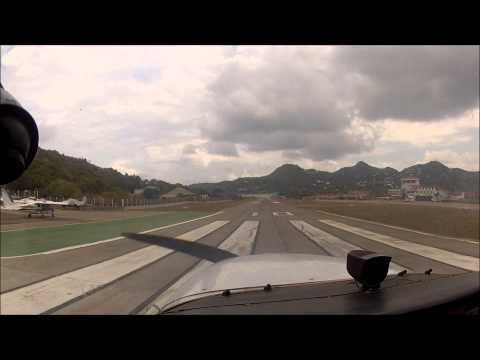 Flying Grand Case em St Martin e St Barthelemy HD (1080P)