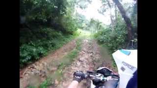 preview picture of video 'Yamaha XT250 Jamaica vacation riding - GULLY ROAD TOUR - MANGO VALLEY TOUR'