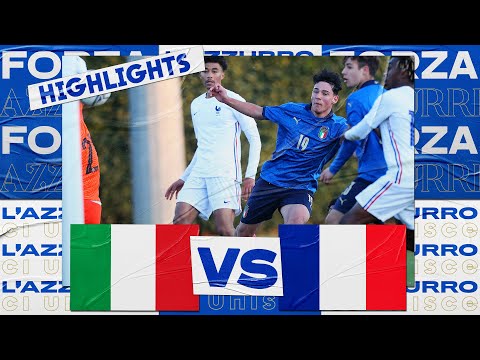 Highlights: Italia-Francia 3-1 - Under 17 (7 dicembre 2021)