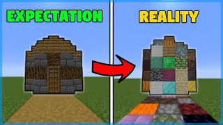 Minecraft Build Battle... but the Blocks are RANDOM!