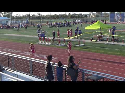 JVG 200m Heat 3 vs Fountain Valley on 3-27-19