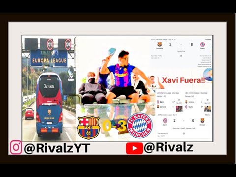 Rivalz Reacciona !!!!! Barcelona vs Bayern Munich . La Xavineta .. mucho humo y no arranca .