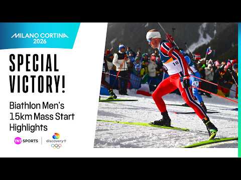 WHAT A MOMENT! 👏| Biathlon Men's 15km Mass Start Highlights | Winter Olympics 2026