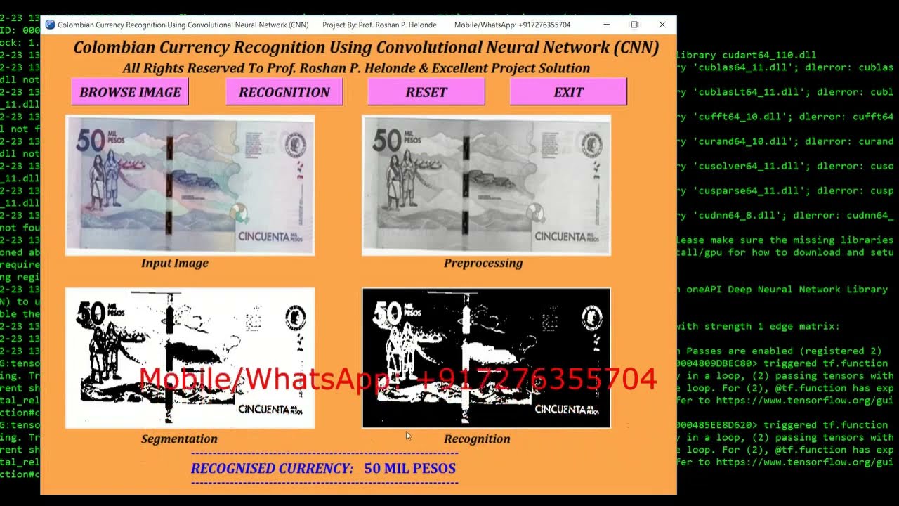 Currency Recognition Using Image Processing Python Project With Source Code |Currency Classification