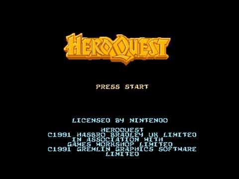 The Best of Retro VGM #1018 - Hero Quest (NES Prototype) - Title Theme