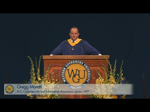 WGU 2018 Las Vegas Master's Commencement - Graduate Speaker Gregg Moretti