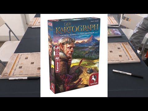 Der Kartograph (Pegasus Spiele) - ab 10 Jahre - Überblick -nominiert zum Kennerspiel des Jahres 2020