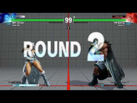 SFV~ Balrog (BR-Balrog) vs. Laura (801-Strider) HD