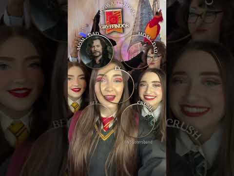 Who would be your Crush and Ex at Hogwarts?! 😳 K3 Sisters #shorts #harrypotter