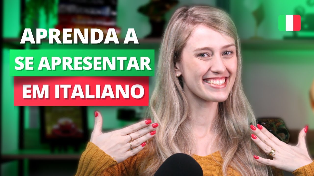 Como se APRESENTAR em ITALIANO (formal e informal) | Italiano para iniciantes
