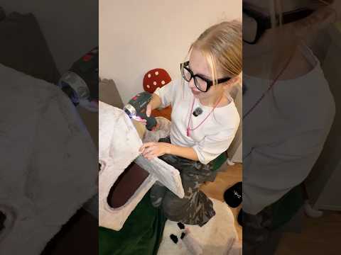 KOCI UPDATE🐱🤯składamy drapak xxl