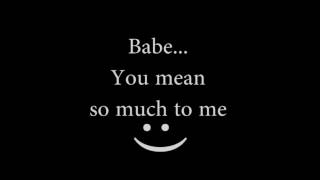 you mean the world to me