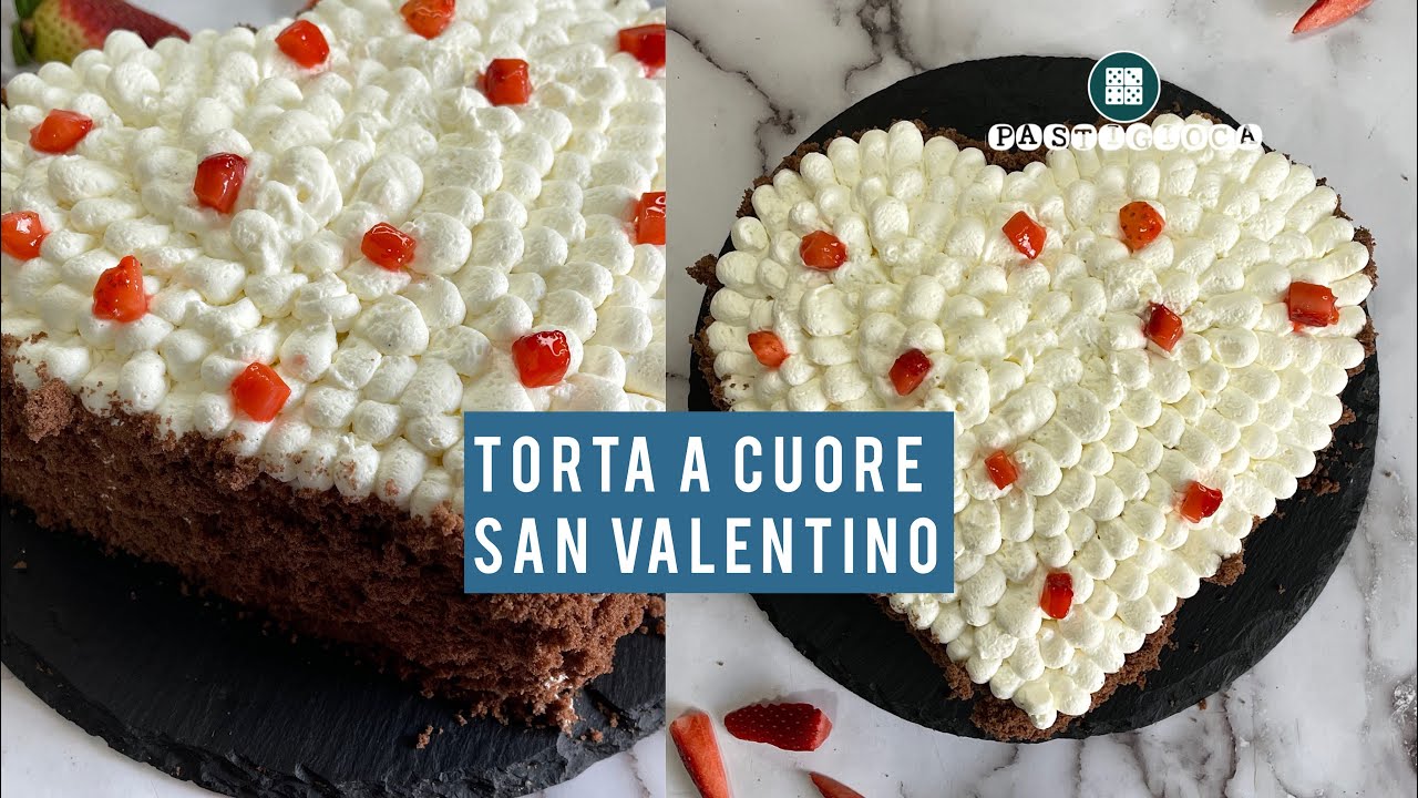 TORTA A CUORE SAN VALENTINO senza stampo!!