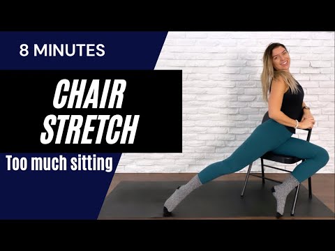 SITTING TOO MUCH? | Chair Stretch | 8 Minutes