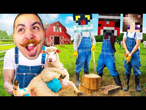 24 ORE IN CAMPAGNA! SIMULATORE DI FATTORIA con I MIEI AMICI!