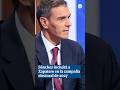 Sánchez dice que contará con Zapatero en la campaña de las generales