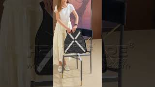 Black Velvet Cross Back Chair  #weddingchairs