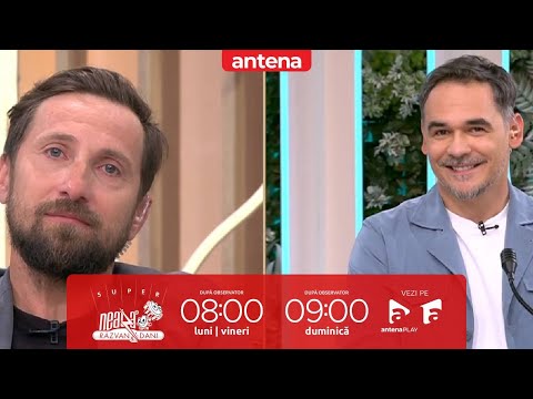 Dani Oțil, emoționat până la lacrimi de echipa emisiunii Super Neatza