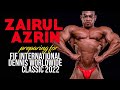 ZAIRUL AZRIN preparing for FIF International Dennis Worldwide Classic 2022, Singapore