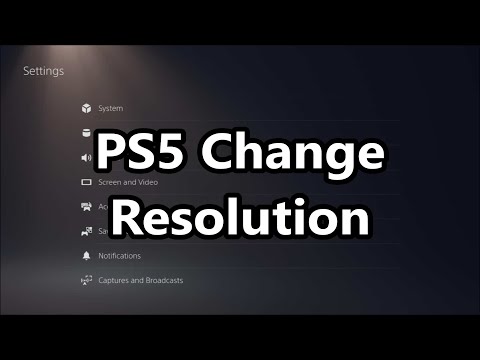 PS5 How to Change Resolution (4K, 1080p, etc)
