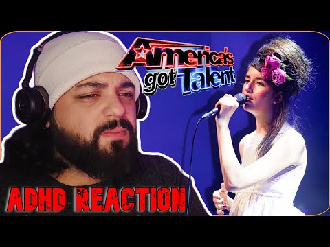 Emotional FIRST TIME Watching Angelina Jordan America's Got Talent | ADHD REACTION