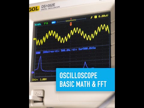 Oscilloscope Basic Math & FFT - Collin’s Lab Notes #adafruit #collinslabnotes