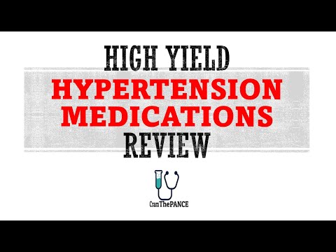 Hypertension Medications Review | Mnemonics And Proven Ways To Memorize for your exams!
