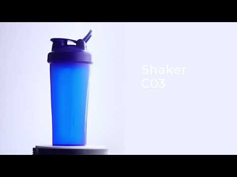 Миниатюра изображения товара Шейкер спортивный ShakerBottle С03 (600мл, белый)