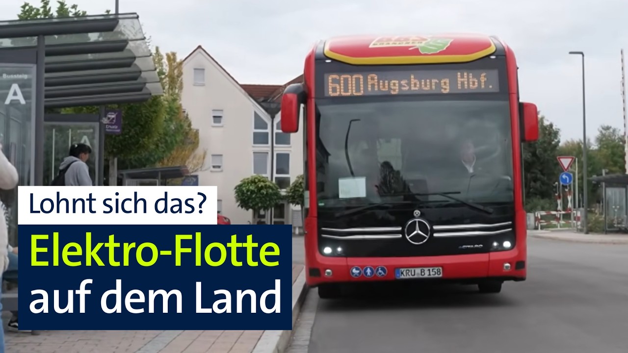 Busunternehmer setzt auf E-Antrieb | Abendschau | BR24