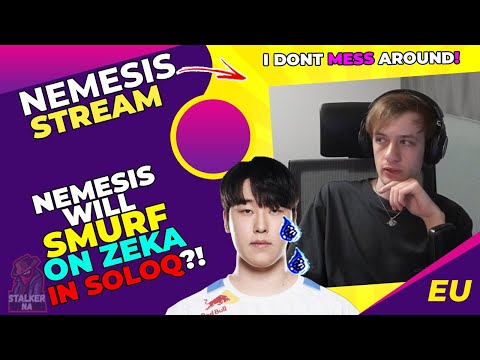 Nemesis Will SMURF on DRX Zeka in Korean SoloQ?! 👀