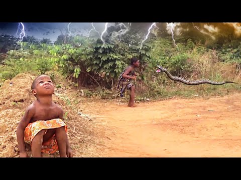 BRAVE LITTLE BOY WHO SAVE THE VILLAGE FROM THE EVIL DANGEROUS PYTHON - A Nigerian Movies