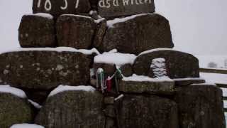 preview picture of video 'Winter Snow Scottish Witch Monument Dunning Perthshire Scotland'