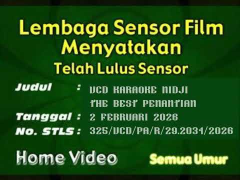 PEMBUKAAN - VCD KARAOKE NIDJI THE BEST PENANTIAN (RELEASED 2026)