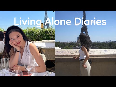 Living Alone Diaries | Traveling to Paris for the first time, Paris apartment, Sunday reset cleaning