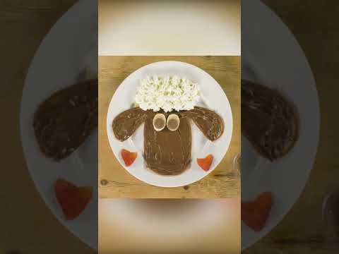 Let’s make Shaun the Sheep pancakes! #shorts