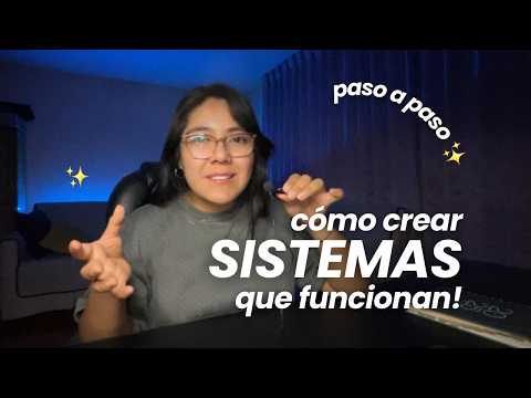 cómo CREAR un SISTEMA que sí funciona (y no abandonar tus hábitos) | guía fácil con ejemplos
