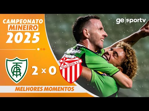 Gols e lances de América-MG x Vila Nova-MG